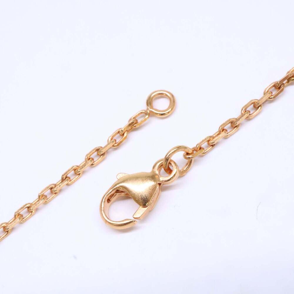 HERMES Mini Pop H Pendant Necklace, Pink, Pink Gold, Women's - Picture 7 of 8